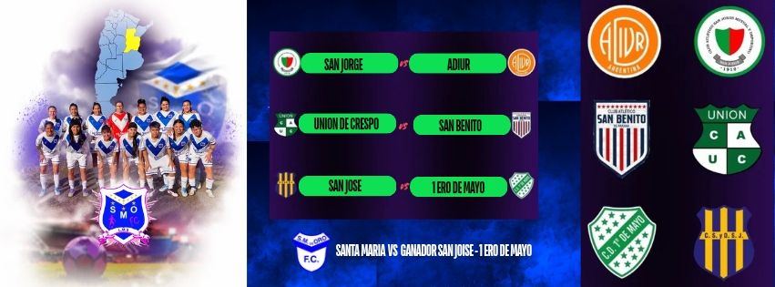 FUTBOL FEMENINO: SANTA MARÍA DE ORO YA CONOCE SU CAMINO EN EL TORNEO REGIONAL FEDERAL AMATEUR